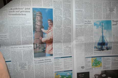 Der »Ostholsteiner Anzeiger« berichtete heute in einem großen Artikel über den »Tag der offenen Tür«.
