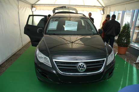 Der neue Tiguan Track & Field 2,0 TDI mit DPF 103 kw (140 PS) 6-Gang, Endpreis 32.669 Euro. Fotos: HELGE NORMANN