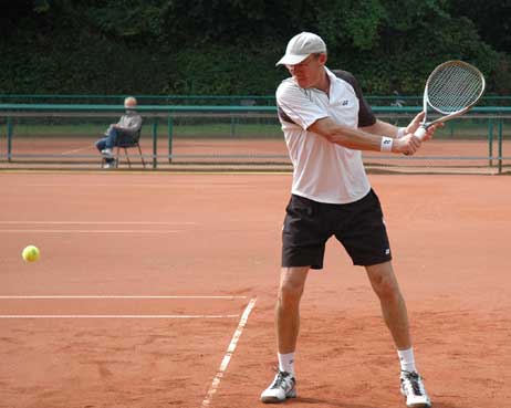 Spitzentennis im Park