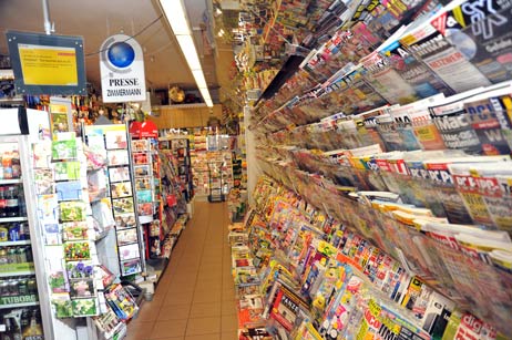 1.700 Zeitschriften zur Auswahl. Foto: <b>TA</b>