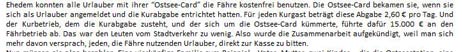 In seinen »Eulenspiegeleien« schreibt Wolfgang Hovestädt noch vom Stadtverkehr Lübeck, der die Urlauber lieber »direkt zur Kasse bitten« wolle. Screenshot: <b>TA</b>