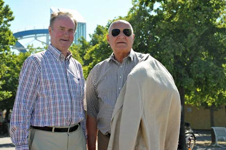 Sprechen von skandalösen Zuständen: Klaus Petersen und Peter Sünnenwold (beide CDU). Foto: <b>TA</b>