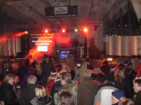 Silvester am Meer