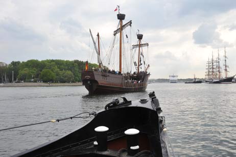 Eine Fahrt mit dem Schlepper verspricht an diesem Wochenende spannende Begenungen, hier mit der »Lisa von Lübeck«. Fotos: <b>TA</b>