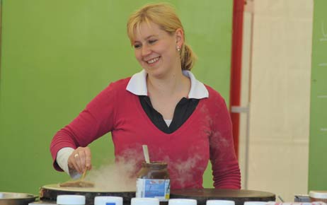 Im Jazz-Café gibt es leckere Crepes. Foto: <b>ARCHIV TA</b>