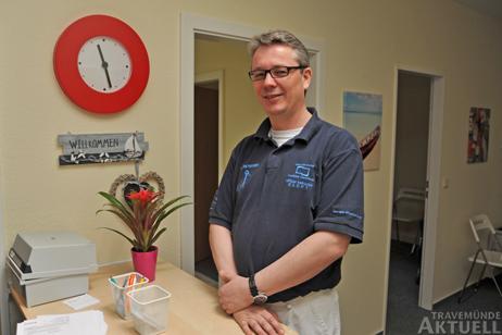 »Wir bieten das gesamte Repertoire der Physiotherapie«, sagt Jan Petersen, Leitender Therapeut der Praxis. Fotos: <b>TA</b>