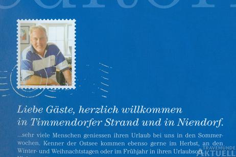 Tourismuschef Christian Jaletzke, hier im 2012er Katalog von Timmendorfer Strand und Niendorf, hat seinen Vertrag mit der Gemeinde aufgehoben. SCAN: <b>TA</b>