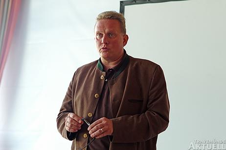 Hotelier Thilo Naumann hielt einen interessanten Vortrag zum Thema Tourismus und Flughafen, hat so vielleicht auch neue Impulse an der Küste gesetzt. Foto: <b>KARL ERHARD VÖGELE</b>