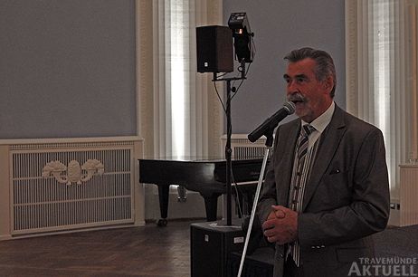 Siegfried Austel begrüßte die Gäste beim Jubiläumsball des Heimatvereins im Columbia-Hotel. Fotos: <b>KARL ERHARD VÖGELE</b>