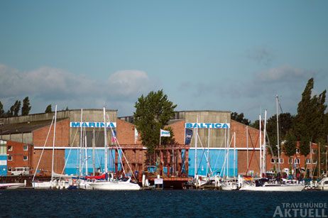 Moderner Yachthafen mit angeschlossenem Servicebetrieb: Die Marina Baltica. Foto: <b>KARL ERHARD VÖGELE</b>