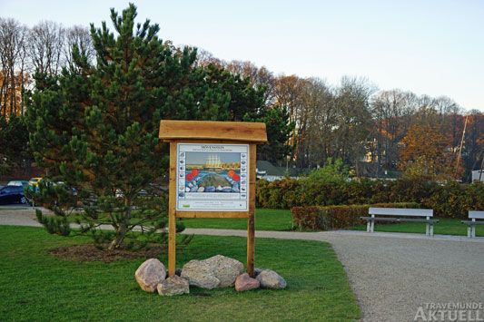 Am Ende der Liegewiese »Grünstrand« hat der Heimatverein bereits eine Infotafel aufstellen lassen, die sich auch mit dem Möwenstein befasst. Foto: <b>TA</b>