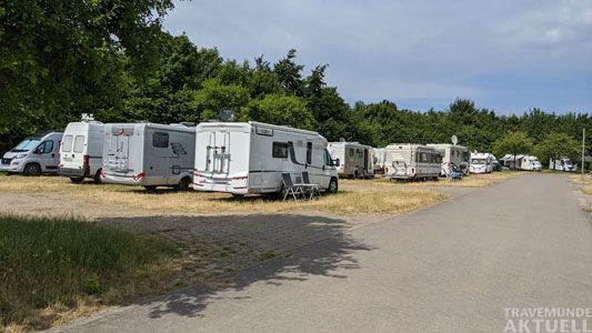 Der bisherige offizielle Wohnmobilplatz Kowitzberg bleibt geöffnet und wird auch gut genutzt. Der Umsatz auf der Anlage beträgt 12,00 Euro pro Tag pro Stellplatz. Foto: <b>HELGE NORMANN</b>