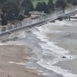 Hochwasser nach dem ersten Herbststurm