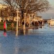 Viele Tagesgäste beim Hochwasser in Travemünde