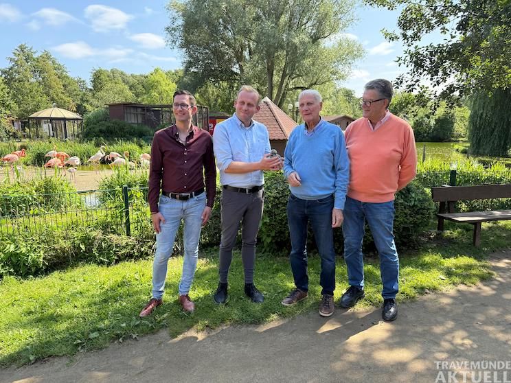 Von links nach rechts: Daniel Volkmer-Kuberski, Christian Siebelts, Klaus Langfeldt, Massimo Menghini