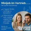 Stellenausschreibung: Minijob im Vertrieb (m/w/d) bei Travemünde Aktuell