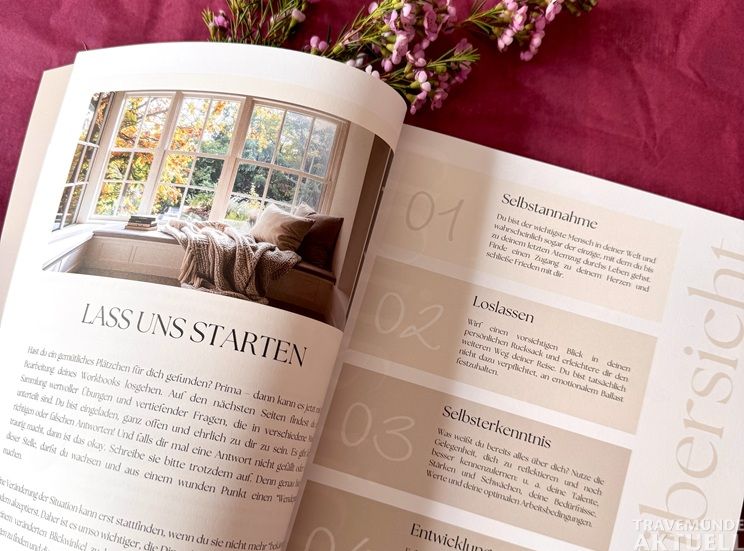 Inhalt des Workbook sind Themen wie Selbstakzeptanz, Selbstliebe, Gelassenheit im Alltag sowie den Mut, den eigenen Weg authentisch zu gehen. Foto: Nina Sichau
