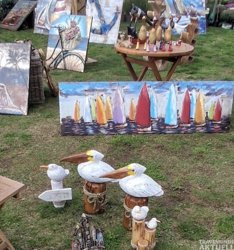 Beim Kunsthandwerkermarkt »Lust auf Schönes« im Niendorfer Hafen präsentieren rund 40 Ausstellende ihre handgefertigten Arbeiten und kreative Unikate. Foto: TA